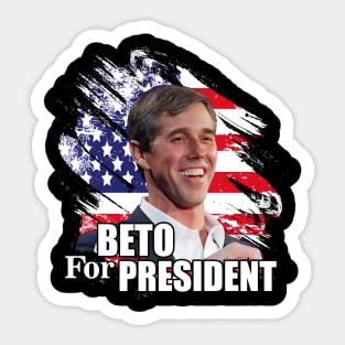 Beto for president 2020 orourke america vintage Sticker